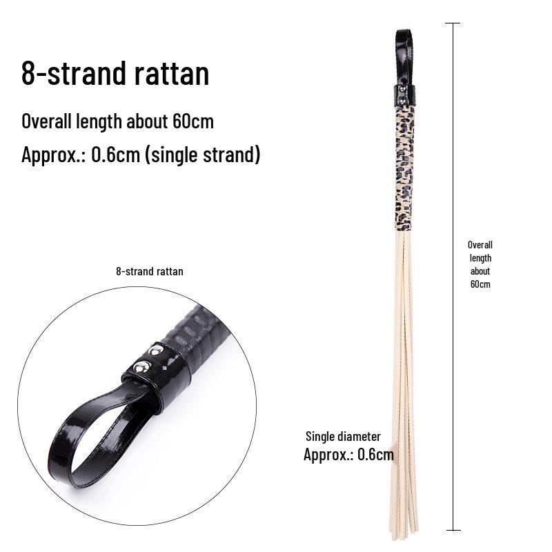 Long Handle Rivet Horsewhip: Erotic Spanking & Discipline Toy