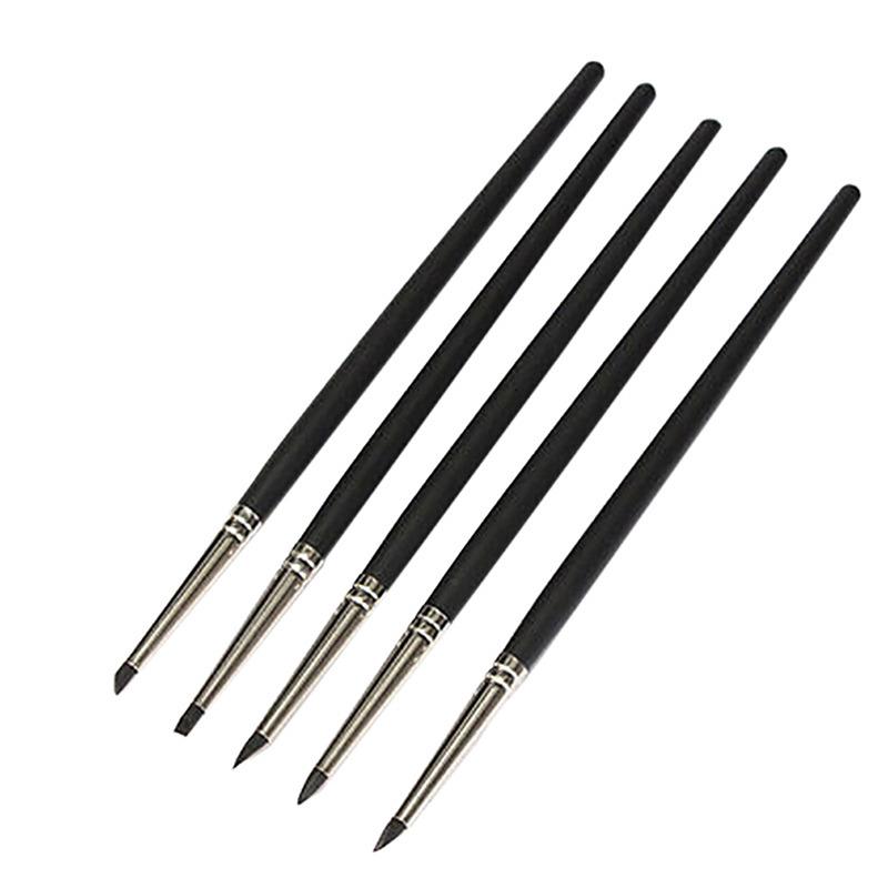 5PCS Silicone Clay Sculpting Tool For Brush Modeling Dotting Nail Art Pottery Clay Tool New DIY Carving Sculpting Tools 2024 15pcs
