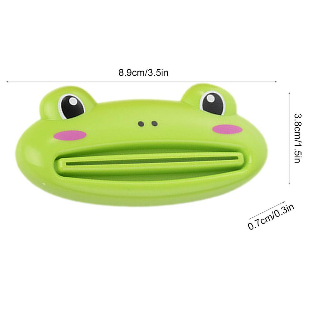 New Type Squeezer Cute Cartoon Manual Toothpaste Squeezer Cute Frog Animal Shape Cleanser Manual Press Lazy Essential