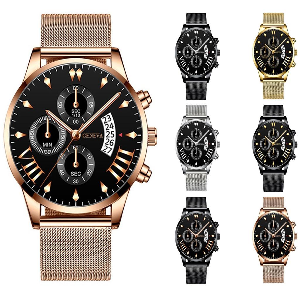 Men's Waterproof Luminous Running Alarm Clock Watch