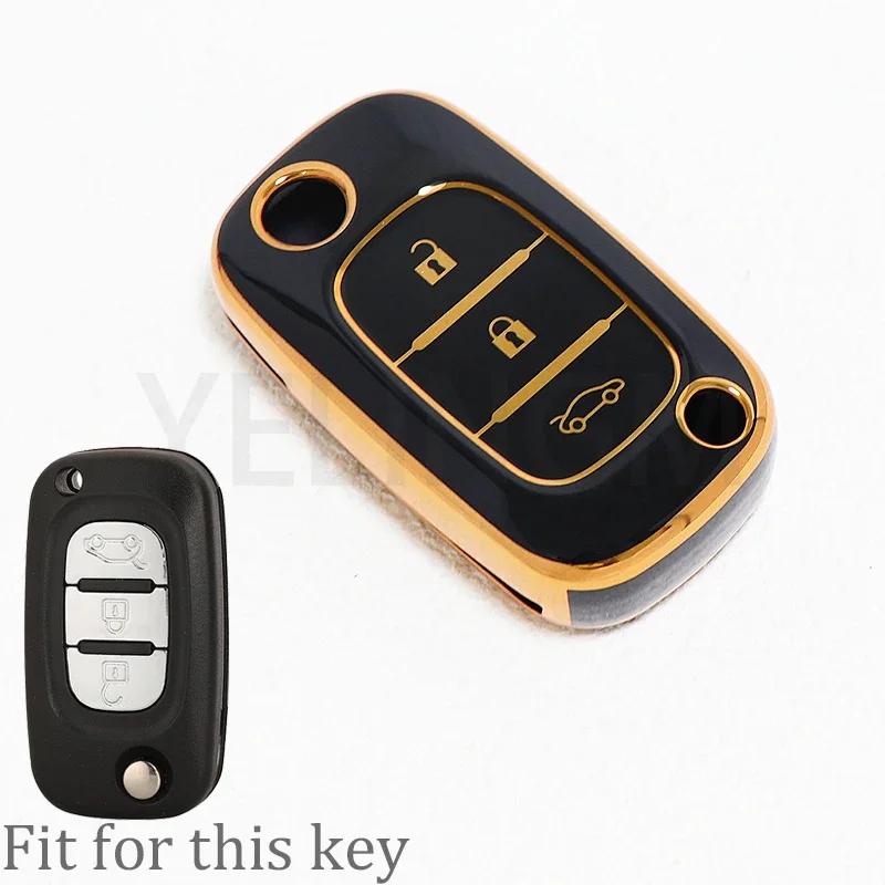 Tpu Key Case Cover 3 Buttons For Lada Vesta Granta Xray Kalina Priora Sedan Sport For Renault Fluence Clio Megane For Mercedes
