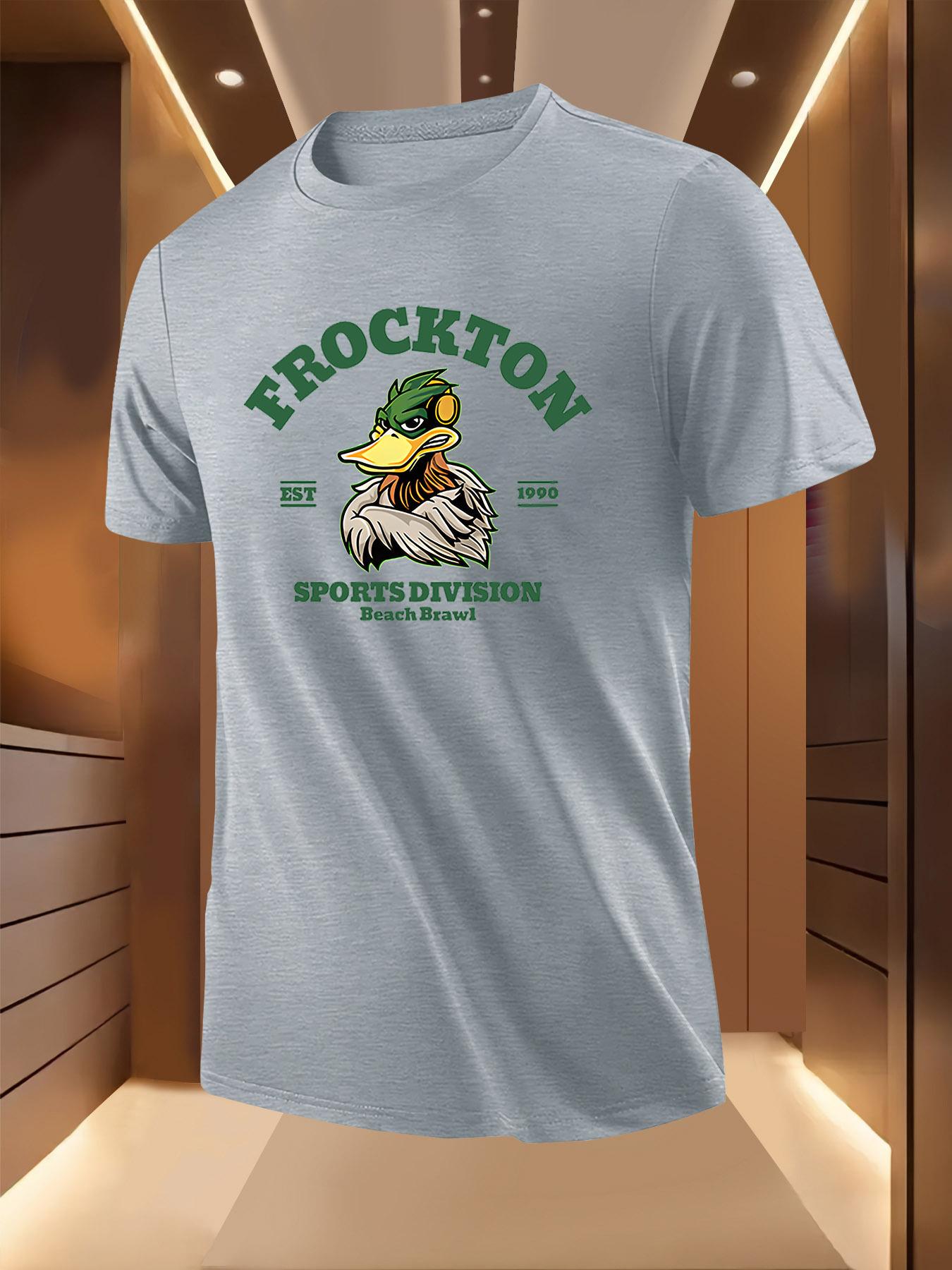 Duck Team Print Tshirt - Breathable Lightweight Polyester S