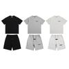 ESS Hoodie - Short Sleeve T-Shirt Shorts Loose Fit Unisex Casual Daily Wear