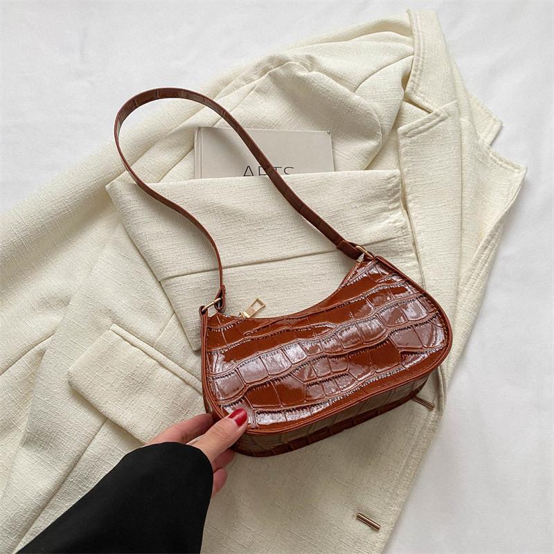 Vintage Chic Shoulder Bag Women's 2023 New Underarm Bag Trendy Korean Style Ladies Bag