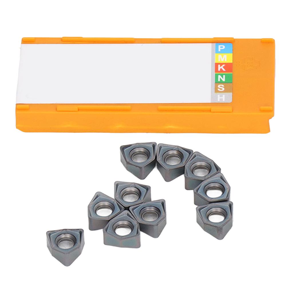 10 Stück Dreheinsatz Hartmetallklinge Drehbankfräser Fräsen CNC Werkzeugset für Maschine