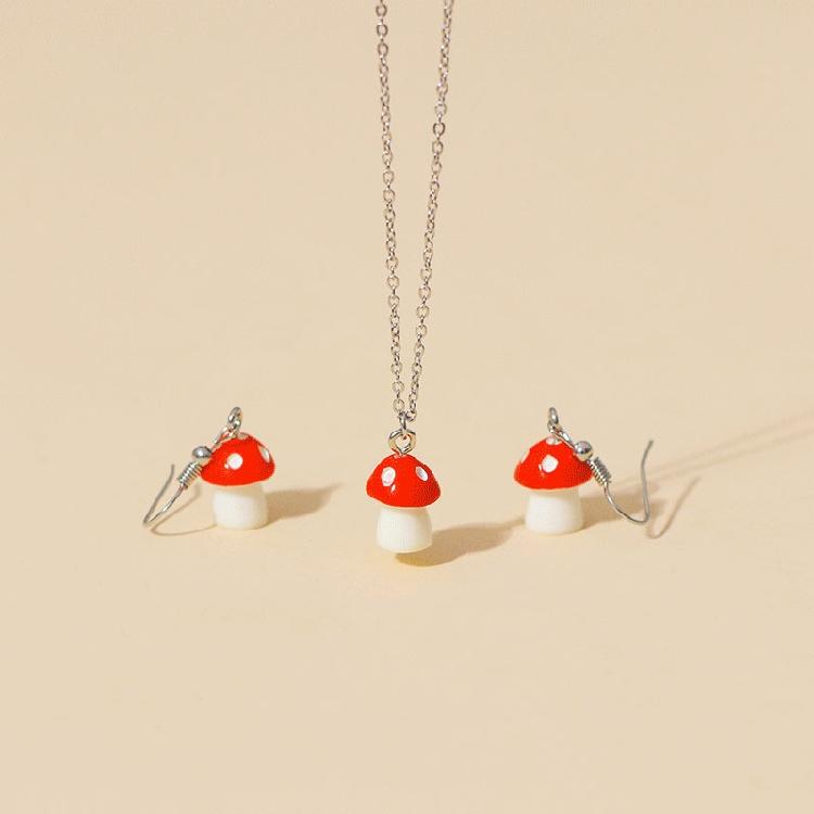 Kleurrijke Paddenstoel Hars Hangers Oorbellen Kralen Ornamenten Armband Hanger Sieraden Maken Accessoires voor Knutsel Liefhebber