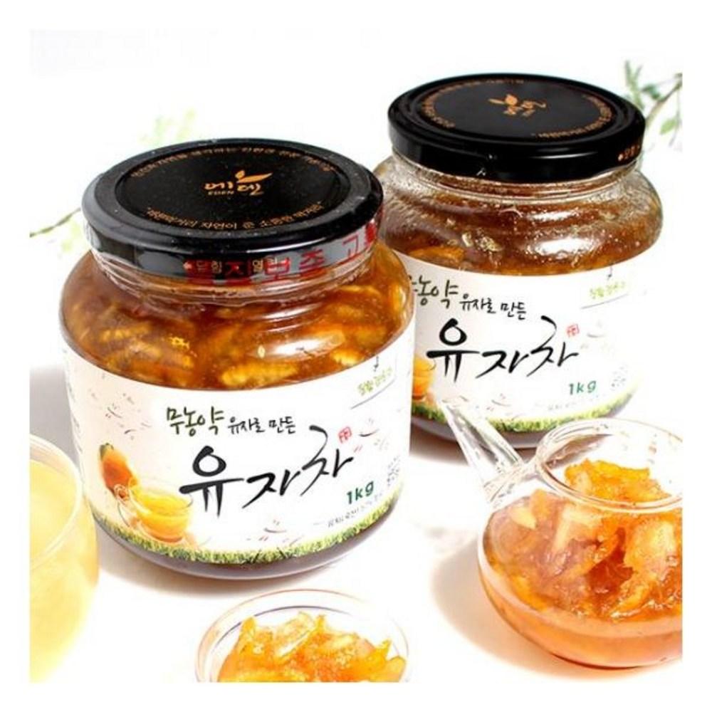 Yuja tea made with Goheung yuja, 1kg x 2 bottles (2 pcs)