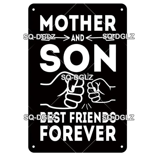 [SQ-DGLZ] To My Son Poster Love Metal Sign Vintage Plaque Tin Sign Plate Wall Room Decor For Bar Club Man Cave Art Painting Gift