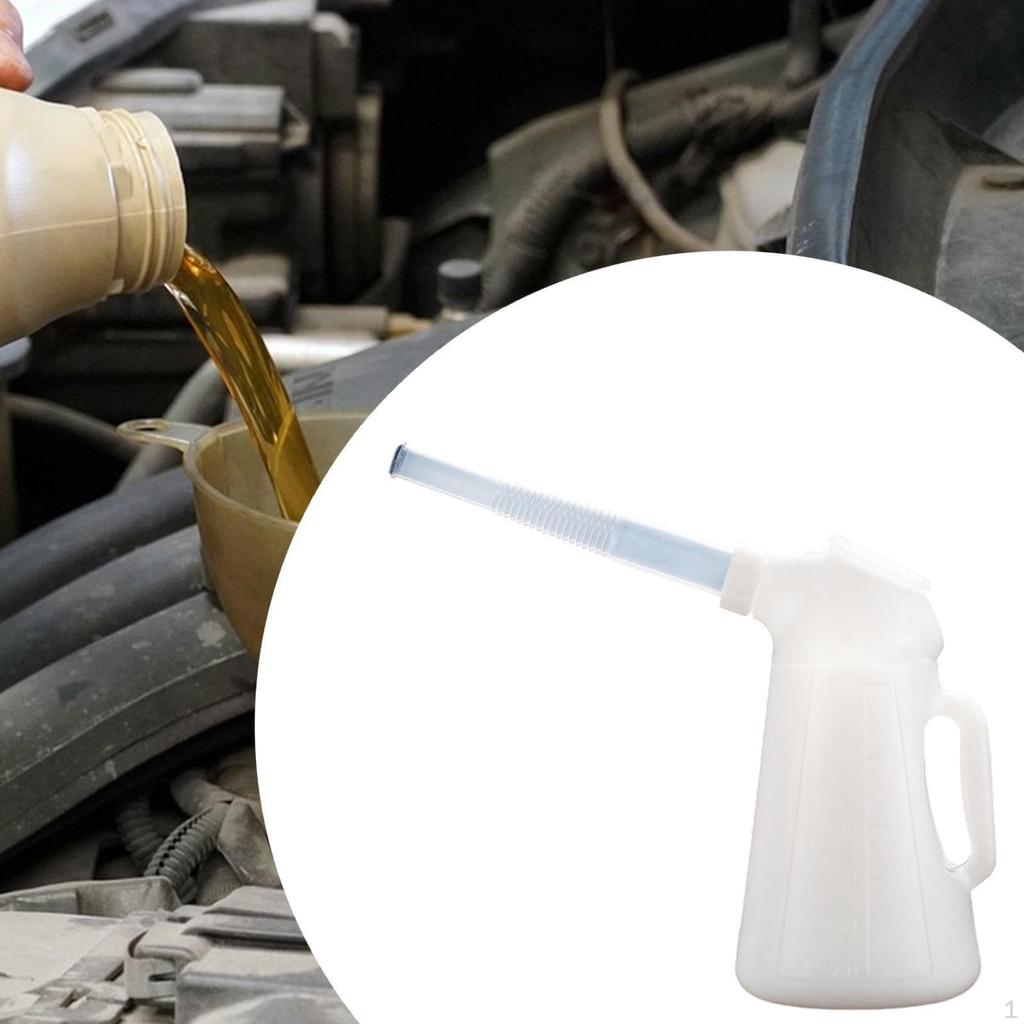 Oil Dispenser Jug with Measuring Scale And Spout for Easy Use