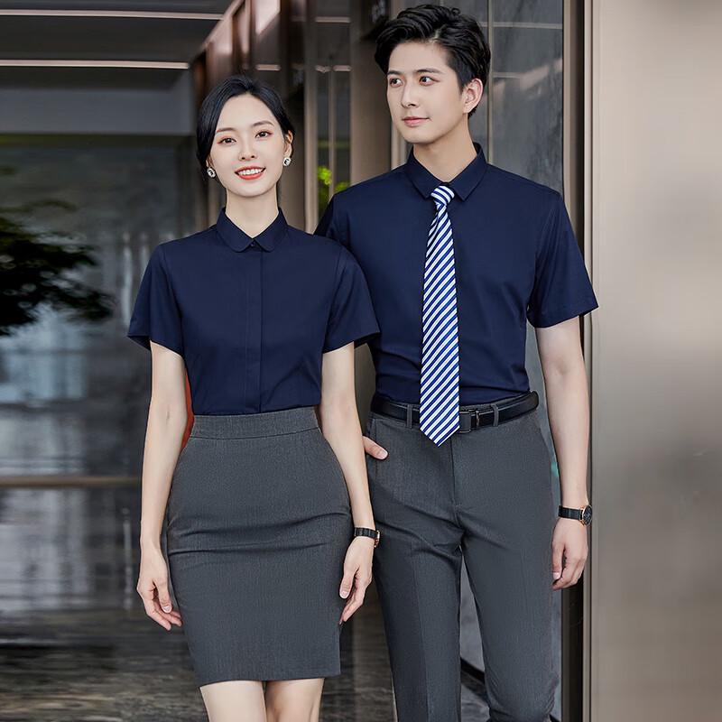 Taluoman Women s Round Neck Non-Iron Business Shirt 3XL