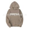 Unisex Hooded Sweatshirt Set Casual Sportswear Lightweight Cotton Blend Long Sleeve Top Pants