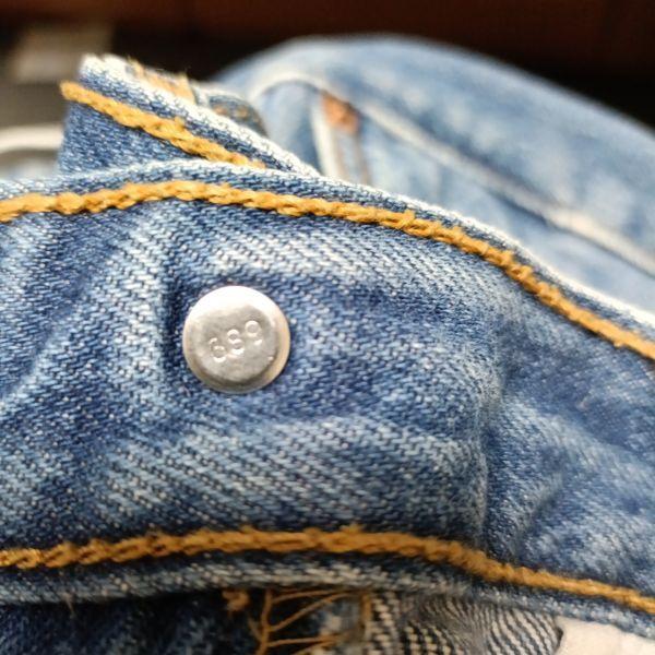 90s Vintage Levi's 501xx Denim Jeans W33 Inseam 78cm Blue Made in Colombia(USED)