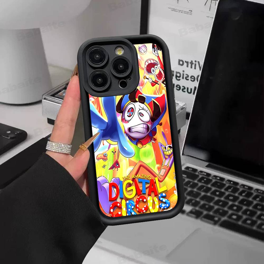 Lustiges A-Amazing D-Digital C-Circus Silikon Handyhülle Für IPhone 17 Pro Max 16 15 14 13 12 11 Plus 17 Air