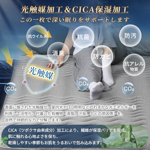 Fuwawa Single-Size Summer Mattress Pad with Cooling Touch, Industry-Highest Q-MAX 0.58 [New for 2026: PCM X Triple Dehumidification X Pressure Distrib