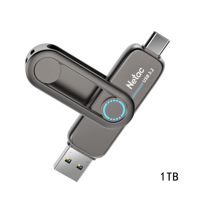 Netac US7 1TB USB 3.2 Dual-Interface SSD Flash Drive