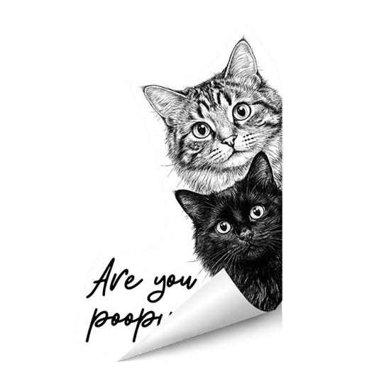 

Наклейки на крышку унитаза «Ты какаешь» Смешные животные Наклейки на сиденье унитаза Накладка на бачок Съемная ПВХ Наклейка на стену для Ванной Комнаты Туалета A