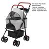Puppy Carrier Pet Stroller Folding Dog 4 Cat Stroller Wheels Dog/Cat Travel for Small/Medium Large