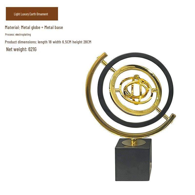 Elegant Globe Art Decoration for Home and Office