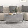 819594 vidaXL Coffee Table Sonoma Grey 90x44.5x45 Cm Engineered Wood