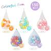 Fkstyle Selectable Shapes and Colored Balls for Ball and Heart Soft Diameter Diameter Width Set of or 1050 Includes Storage Perfect for Indoor and