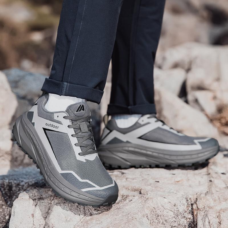 Fashion Men's Running Shoes Outdoor Sports Climbing Fitness Hiking Plus Size 48 Absorption Wear-resistant Anti-slip Casual Sports Shoes