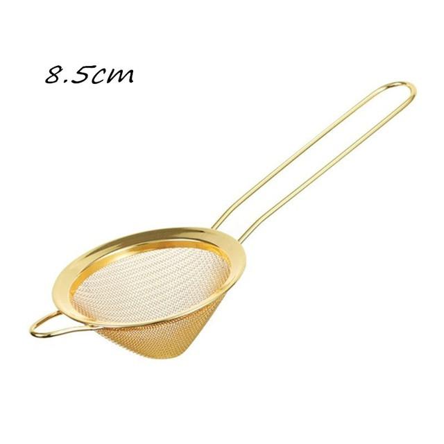 Stainless Steel Cocktail Strainer Fine Mesh Conical Cocktail Filter Sieve for Removing Juice Strainer Bar Tool Tea Strainers