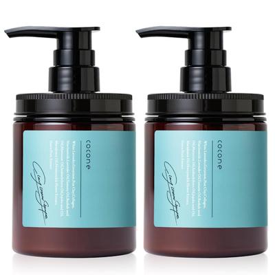 Cocone Cocone Clay Cream Shampoo for the Ultimate Lustrous Hair Cream Shampoo Clay Activated Charcoal Repair Hagukumi Plus 2 Bottles [Shampoo