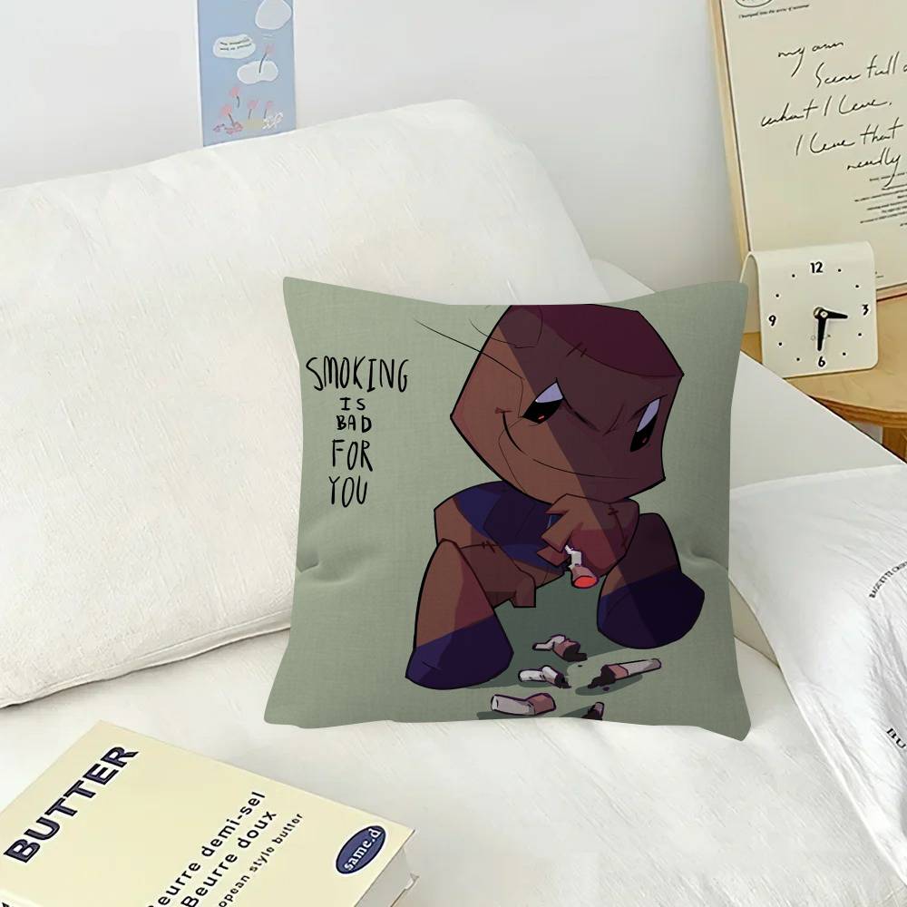 Funny LBP Sackboy 45*45cm Cushion Cover Pillow Cover Decor Pillowcase Home Pillowcase for Couch Pillow