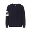 Unisex College Style Cotton Yarn-Dyed Casual Cardigan Jacket