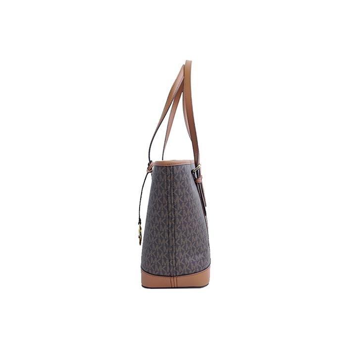 Michael Kors MK Jet Set Travel Monogramm Logo Tragetasche Damen Tote Braun 35S0GTVT1V-BROWN