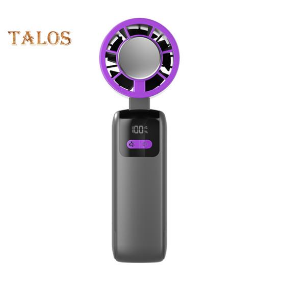 

Вентилятор охлаждения Цифровой дисплей 100 скоростей Мощный воздушный поток Низкий уровень шума USB-зарядка Маленький портативный вентилятор Воздушный охладитель серый