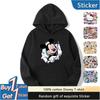 Disney Partner-Look Mickey Mouse Kapuzenpullover für Paare, Kinder-Hoodies für Frühling, Herbst und Winter