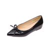 French Inner Height Increase Pointed Tip Shallow Mouth Single Shoes Women's 2025 Spring and Autumn New Bow Commuter Versatile Mary Jane Ladyshoes