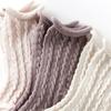 [Kufu] Made In Japan Newborn Socks, Cable Knitted High Socks, 3 Pairs, 7-9cm (Kufuu) Baby Socks