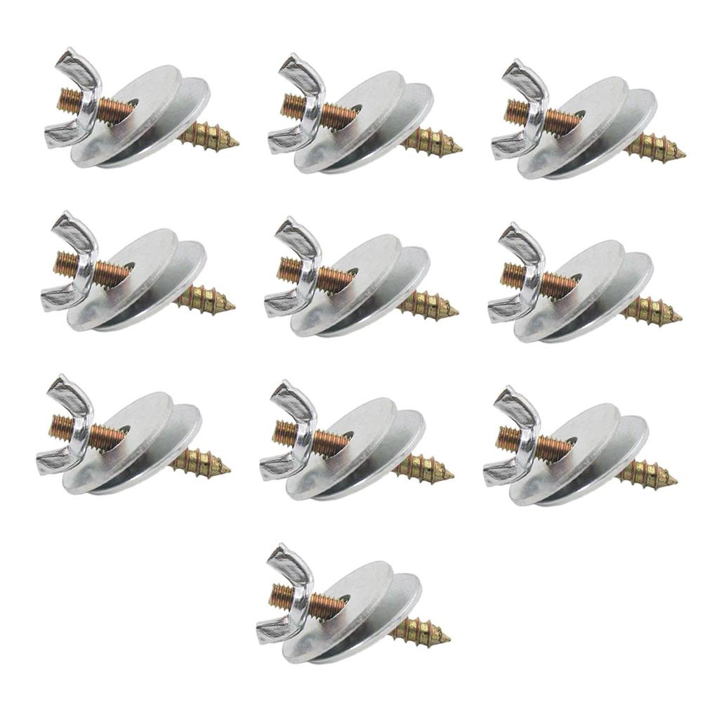 10Pcs Bird Perches Fitting Screws Nut Kits M5*30 for Rack Exercise Platform