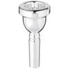 Back Bach Trombone Mouthpiece 5GL Silver Plated Finish (for Thick Pipes)
