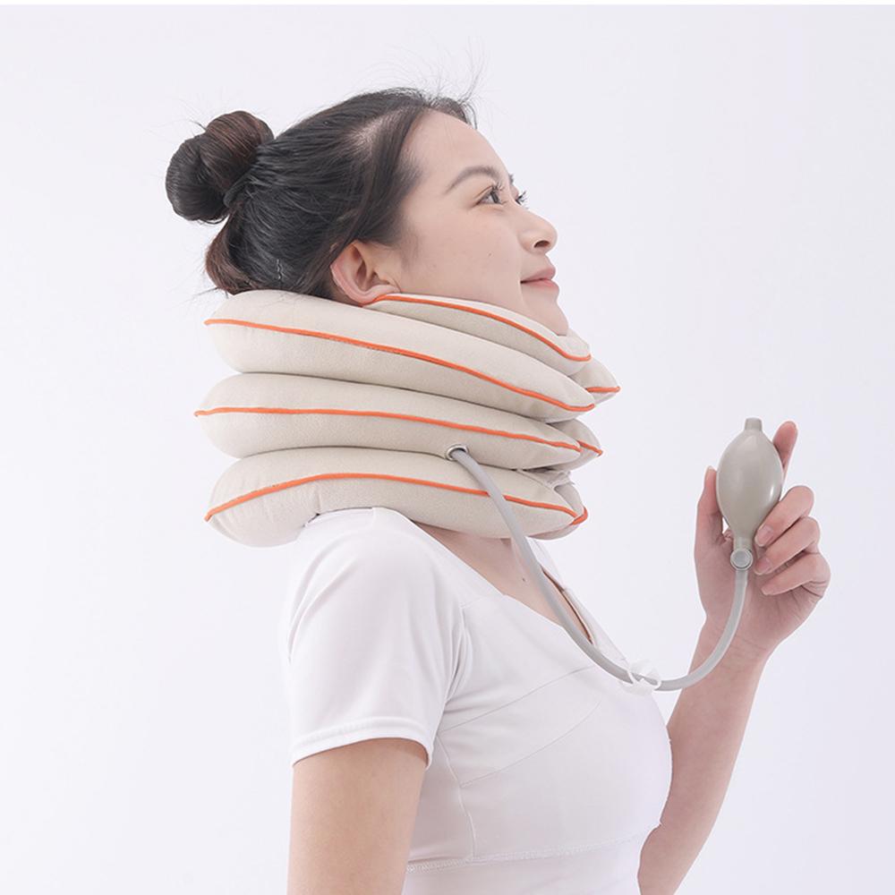 Neck Stretcher Inflatable Cervical Traction Brace Prevent Cervical Forward Leaning Relief Chronic Neck Shoulder Alignment Pain