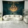 ELDEN RING Wall Tapestry Aesthetic Wall Hanging Printed Fabric Blanket Decorative Tapestries for Bedroom Living Room Home Decor