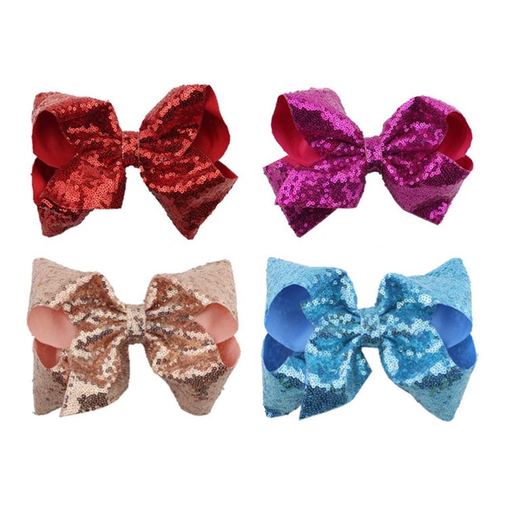 20CM Children Delicate Paillette Butterfly Hair Clip Clothes Dress Accessories