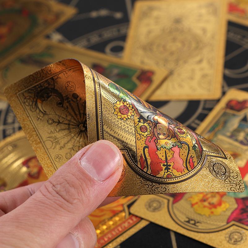 Classic Waite Waterproof Tarot Card Set with Tutorial - High-End Plastic Cards
