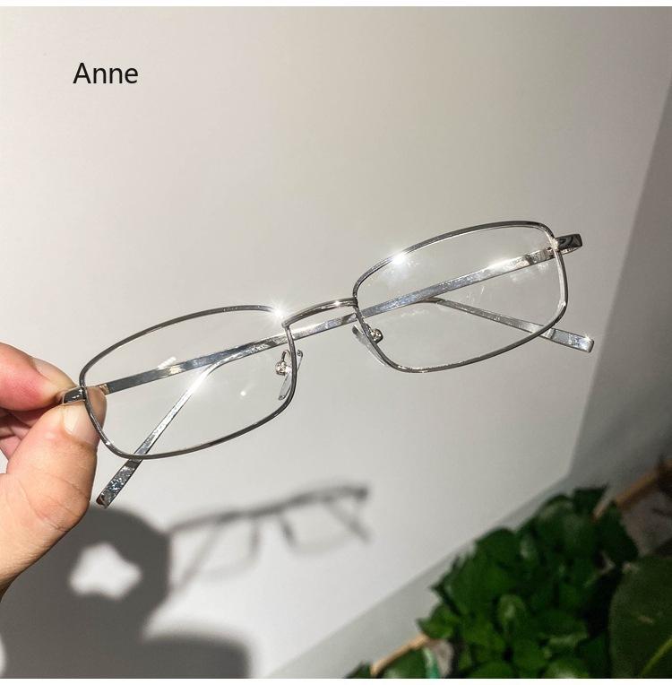 Latest Fashionable Metal Frame Optical-grade Spectacle Eyeglasses Ladies Near Sight Prescription-ready Glasses Women High-end Minus Diopters Eyewear