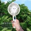 Portable Double Nozzle USB Handheld Fan with Humidifying Spray
