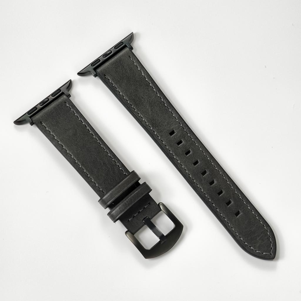 Leder Uhrenarmband für Apple Watch Armband 49 44 45mm 42 38mm 40 41 Damen Herren Armband für iWatch Serie 11 10 8 7 6 5 4 3 Se Band