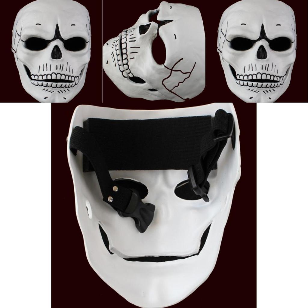 James Bond 007 Ghost Party Mask Halloween Skull Face Mask For Costume Parties