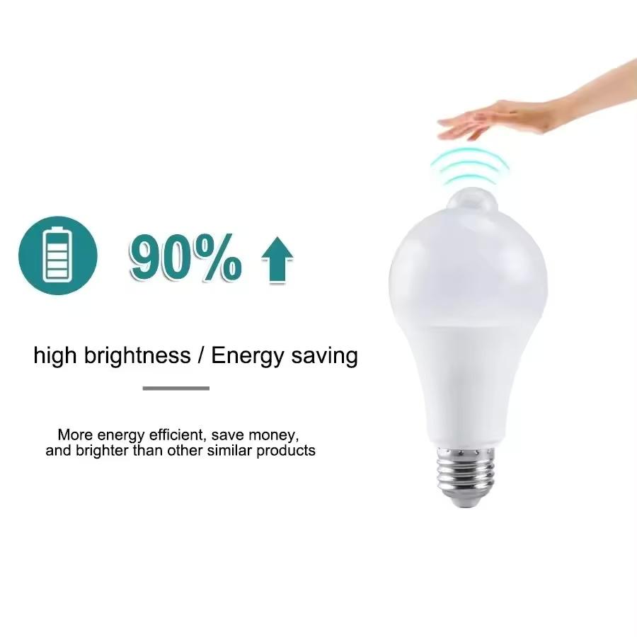 Bewegungssensor LED-Birne E27 LED-Lampe B22 PIR-Sensor Glühbirnen Automatisches EIN/AUS Nachtlicht Für Veranda Treppen Garage Sicherheitsleuchten