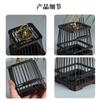 Cicada Cricket Insect Feeding Box Grasshopper Live Insect Cage Handmade Red Sandalwood Package Grasshopper