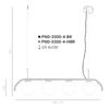 Lampa wisząca Carimi PND-3300-4-HBR Italux