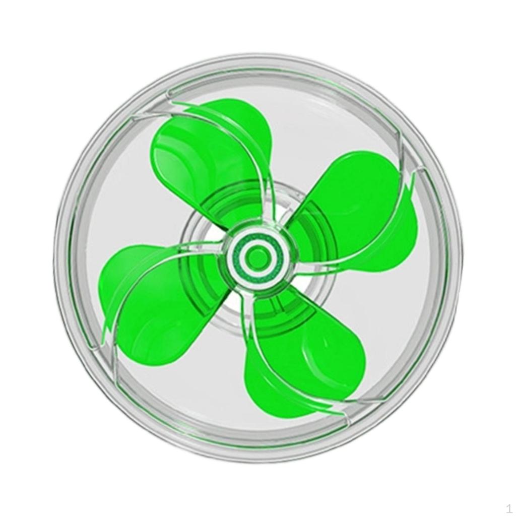 Aquarium Fan Nozzle for Water Drainage, Rotating 4-blade Fan, Connection Modifications