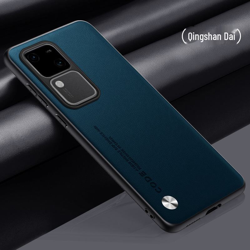 Kevlar Vivos18pro Mobile Phone Case: New Plain Leather Full-Cover Protective Cover for S18/S16/S15.