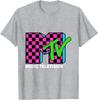 MTV Beach Island Flamingo Logo Vintage Graphic TShirt MTV Sunset Shape Boombox Checker Design Tee Top Unisex on The Moon Outfits